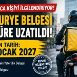 SRC Kurye Belgesi İçin Süre Uzatıldı