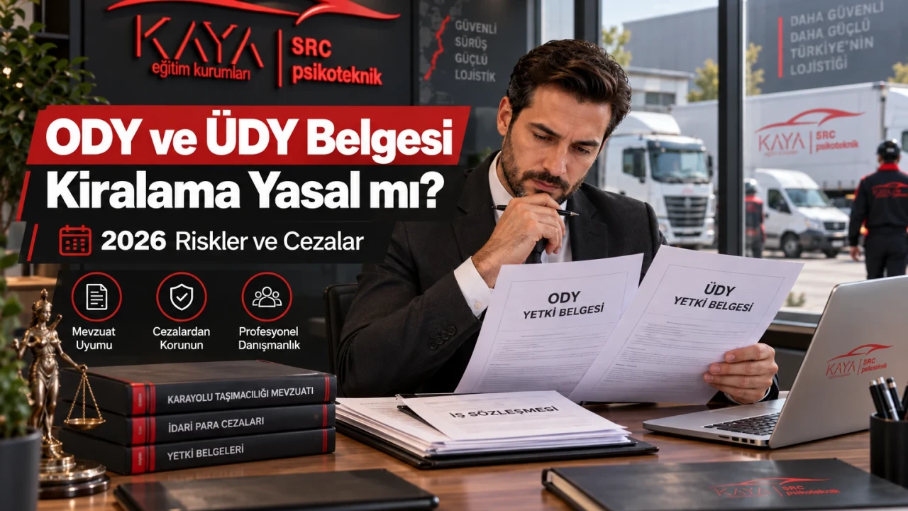 ODY ve ÜDY Belgesi Kiralama Yasal mı?